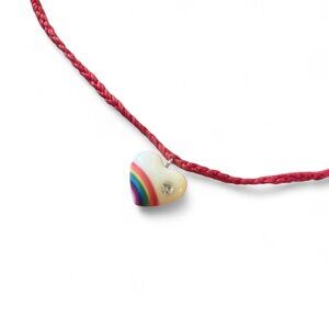 Pura Vida adjustable waterproof rainbow charm bracelet